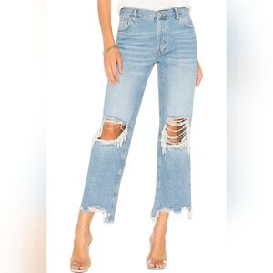 We The Free Maggie Mid-Rise Straight Leg Size 28